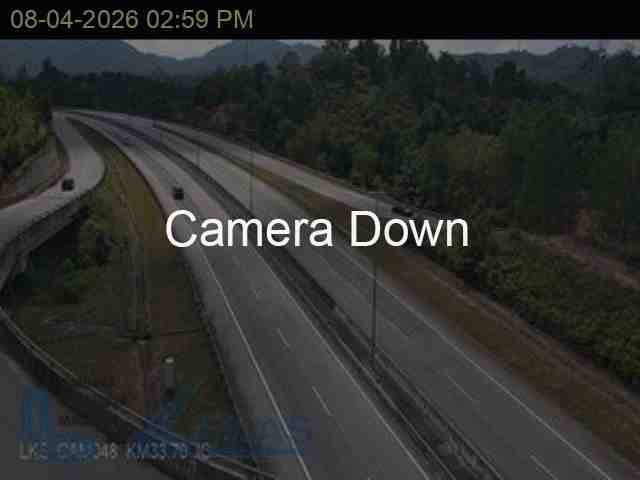 LKS CAM 18 ULU TEMIANG KM33.75 NB Traffic CCTV Camera, Updated On 6 May 2026, 2:04 PM