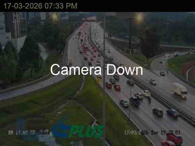 PLS CAM C4 SUBANG KM14.00 SB Traffic CCTV Camera, Updated On 1 Aug 2026, 11:55 AM
