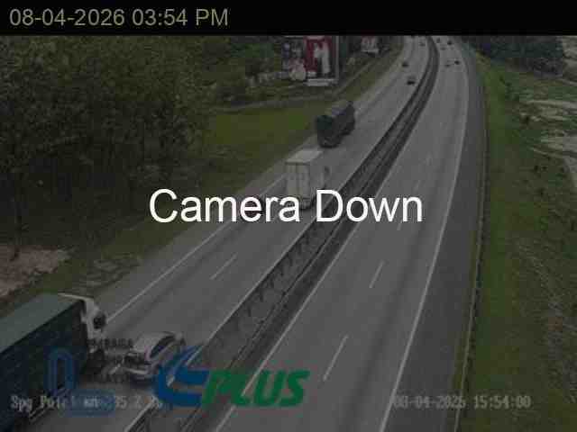 PLS CAM C1 SIMPANG PULAI IC KM285.2 SB Traffic CCTV Camera, Updated On 6 May 2026, 1:56 PM