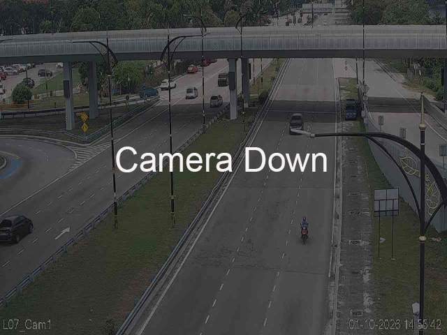 L7 C1 - JALAN ABU BAKAR SULTAN (DATARAN BANDARAYA) Traffic CCTV Camera, Updated On 28 Oct 2026, 11:55 PM