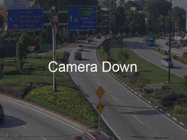 L24 C1 - JALAN TAR / JALAN KEBUN TEH Traffic CCTV Camera, Updated On 28 Oct 2026, 11:55 PM