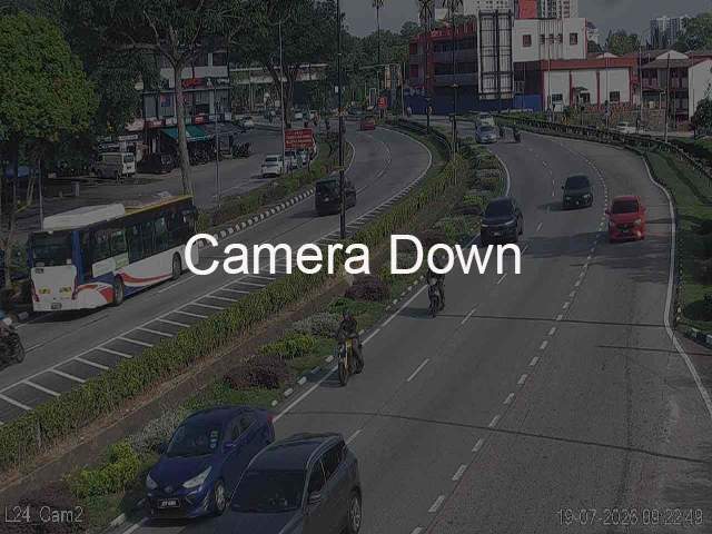 L24 C2 - JALAN TAR / JALAN KEBUN TEH Traffic CCTV Camera, Updated On 28 Oct 2026, 11:55 PM