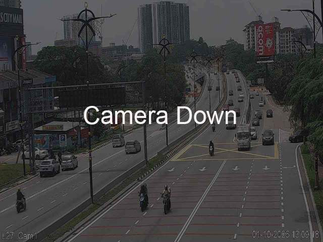 L27 C1 - JALAN LINGKARAN DALAM (MENARA MBJB) Traffic CCTV Camera, Updated On 28 Oct 2026, 11:55 PM