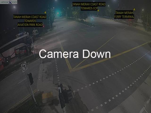 TANAH MERAH COAST ROAD TOWARDS CHANGI Traffic CCTV Camera, Updated On 3 Jul 2026, 9:03 AM