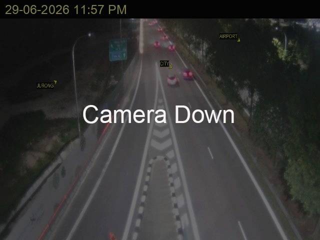 ENTRANCE TO PIE FROM ECP CHANGI Traffic CCTV Camera, Updated On 3 Jul 2026, 9:03 AM