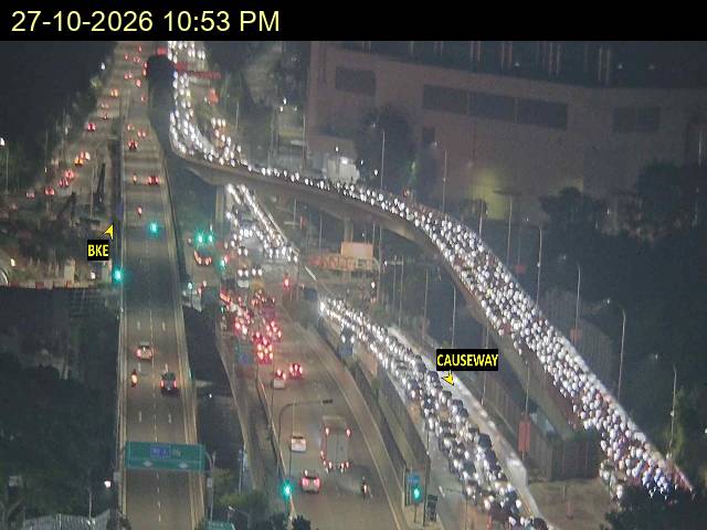 WOODLANDS CHECKPOINT Traffic CCTV Camera, Updated On 27 Oct 2026, 9:54 PM